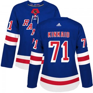 Adidas Keith Kinkaid New York Rangers Women's Authentic Home Jersey - Royal Blue