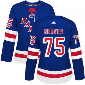 Adidas Ryan Reaves New York Rangers Women's Authentic Home Jersey - Royal Blue