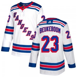 Adidas Jeff Beukeboom New York Rangers Youth Authentic Jersey - White