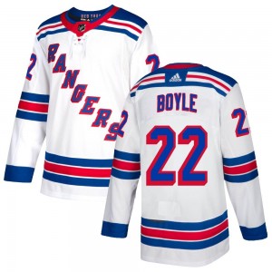 Adidas Dan Boyle New York Rangers Youth Authentic Jersey - White