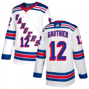 Adidas Julien Gauthier New York Rangers Youth Authentic Jersey - White