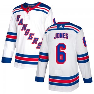 Adidas Zac Jones New York Rangers Youth Authentic Jersey - White