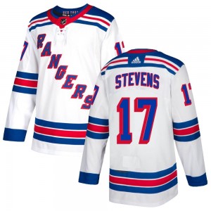 Adidas Kevin Stevens New York Rangers Youth Authentic Jersey - White