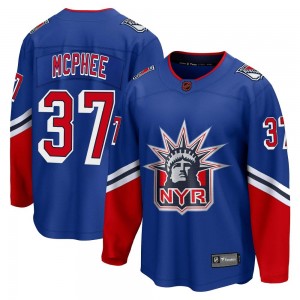 Fanatics Branded George Mcphee New York Rangers Youth Breakaway Special Edition 2.0 Jersey - Royal