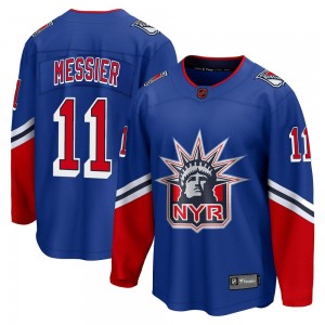 Fanatics Branded Mark Messier New York Rangers Youth Breakaway Special Edition 2.0 Jersey - Royal