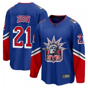 Fanatics Branded Sergei Zubov New York Rangers Youth Breakaway Special Edition 2.0 Jersey - Royal