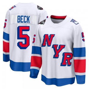Fanatics Branded Barry Beck New York Rangers Men's Breakaway 2024 Stadium Series Jersey - White