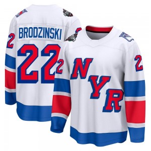 Fanatics Branded Jonny Brodzinski New York Rangers Men's Breakaway 2024 Stadium Series Jersey - White