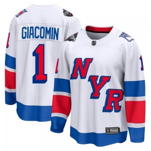 Fanatics Branded Eddie Giacomin New York Rangers Men's Breakaway 2024 Stadium Series Jersey - White