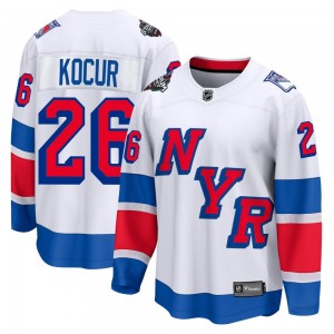 Fanatics Branded Joe Kocur New York Rangers Men's Breakaway 2024 Stadium Series Jersey - White