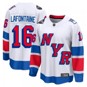 Fanatics Branded Pat Lafontaine New York Rangers Men's Breakaway 2024 Stadium Series Jersey - White