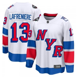 Fanatics Branded Alexis Lafreniere New York Rangers Men's Breakaway 2024 Stadium Series Jersey - White