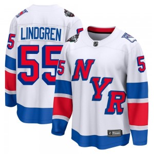 Fanatics Branded Ryan Lindgren New York Rangers Men's Breakaway 2024 Stadium Series Jersey - White