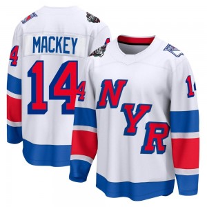 Fanatics Branded Connor Mackey New York Rangers Men's Breakaway 2024 Stadium Series Jersey - White