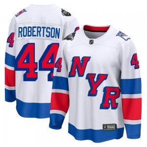 Fanatics Branded Matthew Robertson New York Rangers Men's Breakaway 2024 Stadium Series Jersey - White