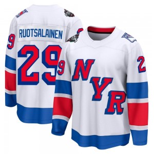 Fanatics Branded Reijo Ruotsalainen New York Rangers Men's Breakaway 2024 Stadium Series Jersey - White