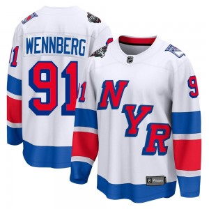 Fanatics Branded Alex Wennberg New York Rangers Men's Breakaway 2024 Stadium Series Jersey - White