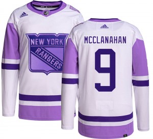 Adidas Youth Rob Mcclanahan New York Rangers Youth Authentic Hockey Fights Cancer Jersey