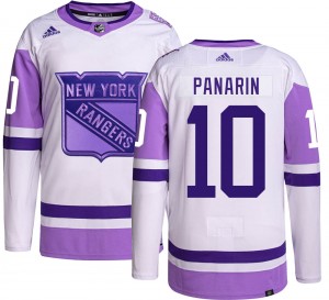 Adidas Youth Artemi Panarin New York Rangers Youth Authentic Hockey Fights Cancer Jersey