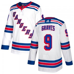Adidas Adam Graves New York Rangers Men's Authentic Jersey - White
