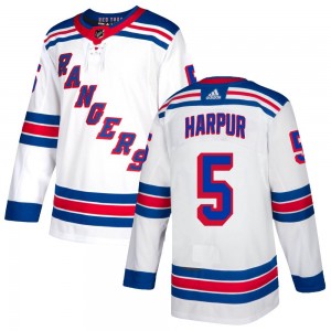 Adidas Ben Harpur New York Rangers Men's Authentic Jersey - White