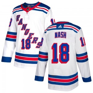 Adidas Riley Nash New York Rangers Men's Authentic Jersey - White