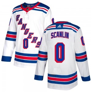 Adidas Brandon Scanlin New York Rangers Men's Authentic Jersey - White