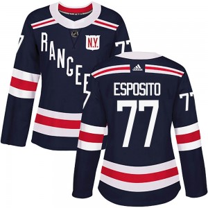 Adidas Phil Esposito New York Rangers Women's Authentic 2018 Winter Classic Home Jersey - Navy Blue