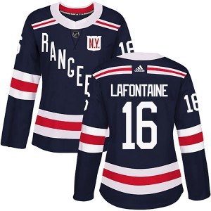 Adidas Pat Lafontaine New York Rangers Women's Authentic 2018 Winter Classic Home Jersey - Navy Blue