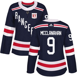 Adidas Rob Mcclanahan New York Rangers Women's Authentic 2018 Winter Classic Home Jersey - Navy Blue