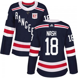 Adidas Riley Nash New York Rangers Women's Authentic 2018 Winter Classic Home Jersey - Navy Blue