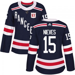 Adidas Boo Nieves New York Rangers Women's Authentic 2018 Winter Classic Home Jersey - Navy Blue