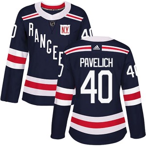 Adidas Mark Pavelich New York Rangers Women's Authentic 2018 Winter Classic Home Jersey - Navy Blue