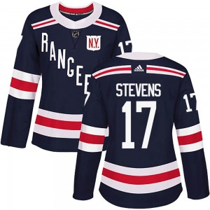 Adidas Kevin Stevens New York Rangers Women's Authentic 2018 Winter Classic Home Jersey - Navy Blue