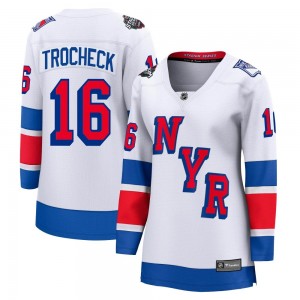 Fanatics Branded Vincent Trocheck New York Rangers Women's Breakaway 2024 Stadium Series Jersey - White