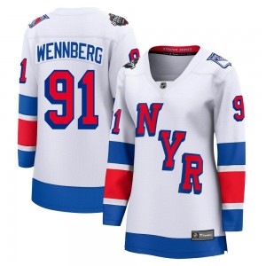Fanatics Branded Alex Wennberg New York Rangers Women's Breakaway 2024 Stadium Series Jersey - White