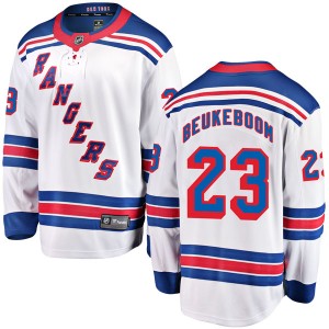 Fanatics Branded Jeff Beukeboom New York Rangers Youth Breakaway Away Jersey - White
