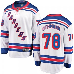 Fanatics Branded Brennan Othmann New York Rangers Youth Breakaway Away Jersey - White