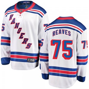 Fanatics Branded Ryan Reaves New York Rangers Youth Breakaway Away Jersey - White