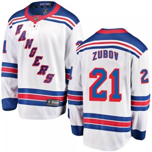 Fanatics Branded Sergei Zubov New York Rangers Youth Breakaway Away Jersey - White