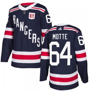 Adidas Tyler Motte New York Rangers Youth Authentic 2018 Winter Classic Home Jersey - Navy Blue