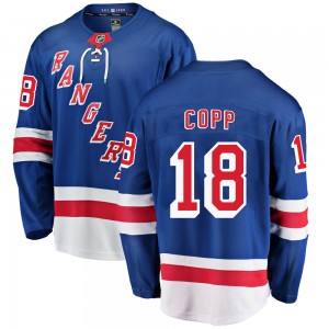 Fanatics Branded Andrew Copp New York Rangers Youth Breakaway Home Jersey - Blue