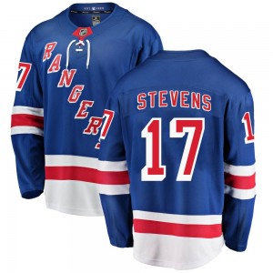 Fanatics Branded Kevin Stevens New York Rangers Youth Breakaway Home Jersey - Blue