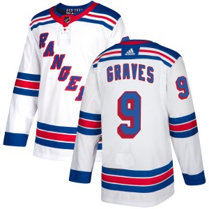 Adidas Adam Graves New York Rangers Men's Authentic Jersey - White