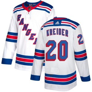 Adidas Chris Kreider New York Rangers Men's Authentic Jersey - White