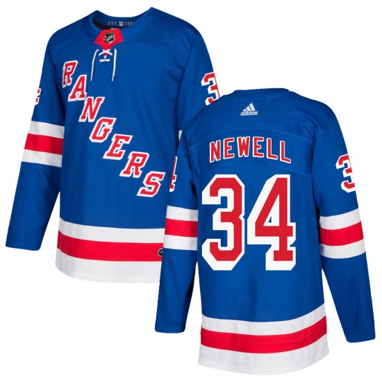 Adidas Patrick Newell New York Rangers Men's Authentic Home Jersey - Royal Blue