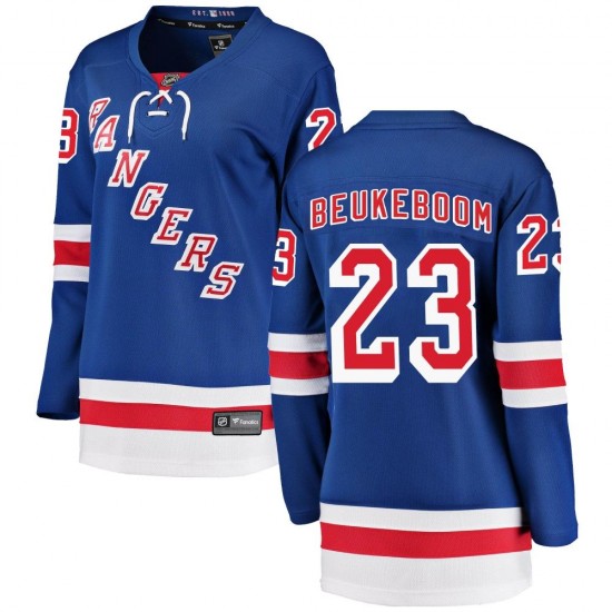 Fanatics Branded Jeff Beukeboom New York Rangers Women's Breakaway Home Jersey - Blue