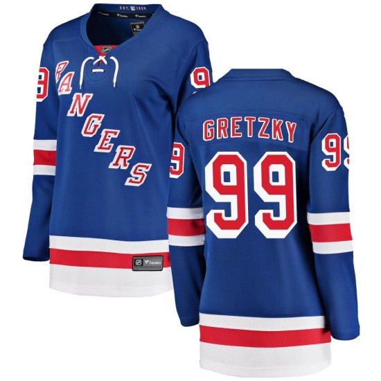 Fanatics Branded Wayne Gretzky New York Rangers Women's Breakaway Home Jersey - Blue
