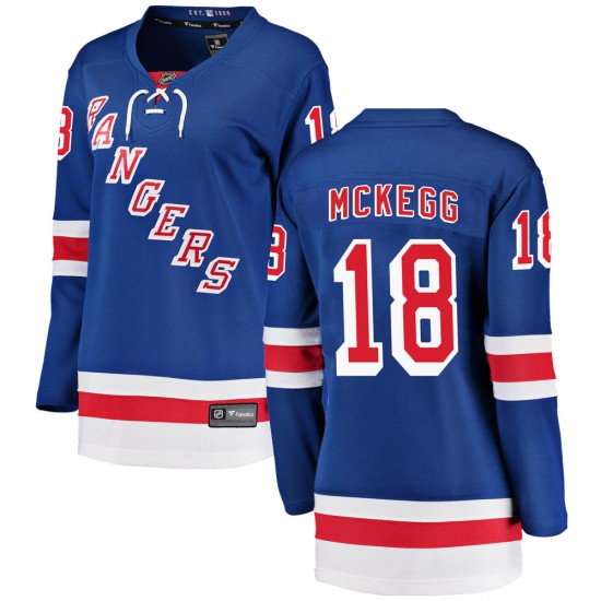 Fanatics Branded Greg McKegg New York Rangers Women's Breakaway Home Jersey - Blue