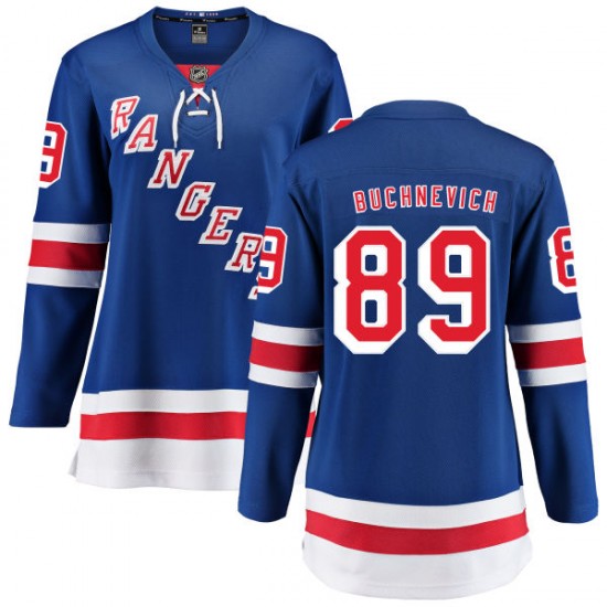 Fanatics Branded Pavel Buchnevich New York Rangers Women's Home Breakaway Jersey - Blue